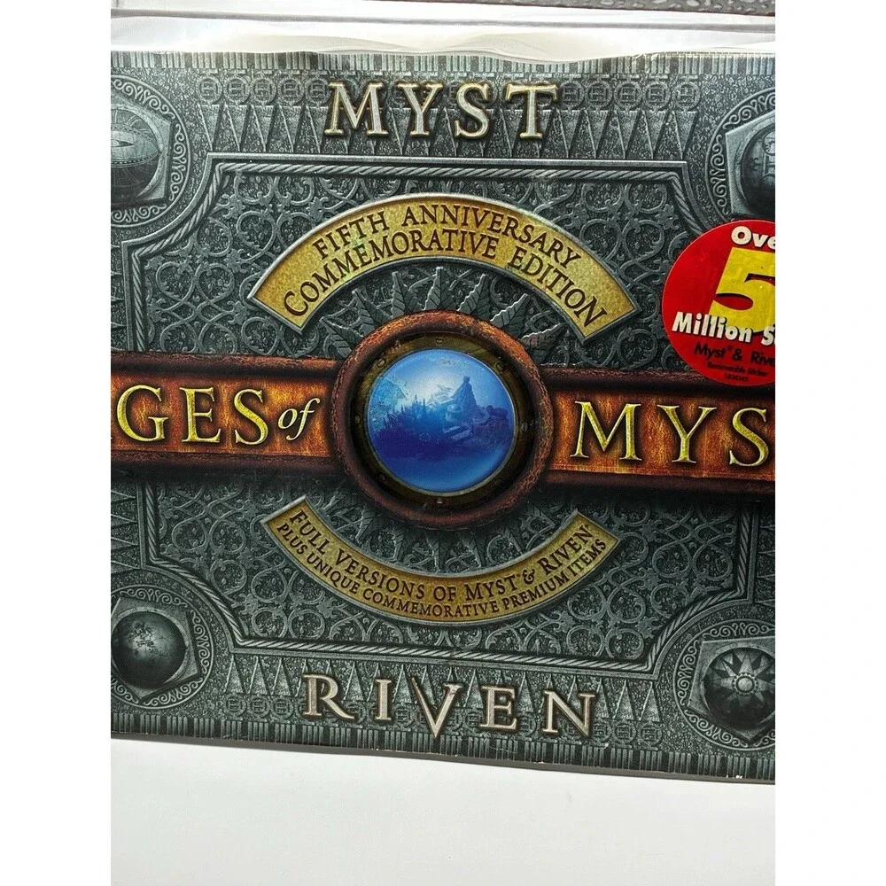 Ages of Myst, Myst and Riven Fifth Anniversary Big Box Set PC/Mac - Complete!